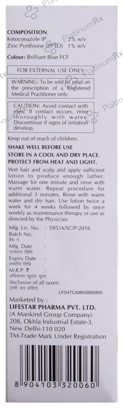 Ketostar Anti Dandruff Lotion 50ml