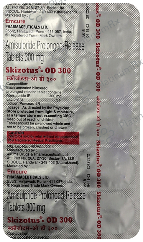 Skizotus-OD 300 Tablet PR