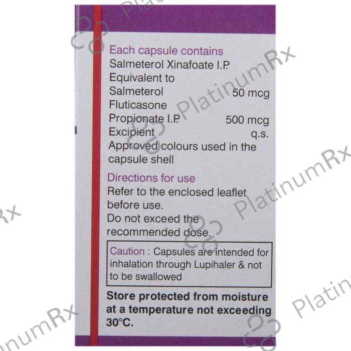 Esiflo 500/50mcg Transcaps 30s