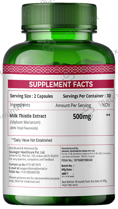 Simply Herbal Milk Thistle Capsule