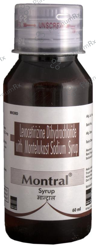 Montral 2.5/4mg Syrup 60ml
