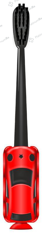 DentoShine Red Extra Soft Zippy Toothbrush for Kids