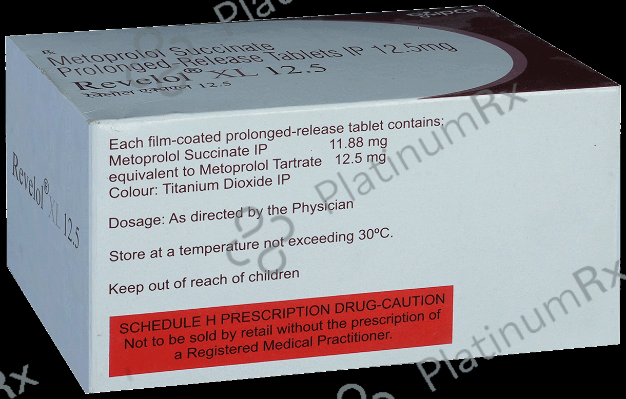 Revelol XL 12.5mg Tablet PR 15s