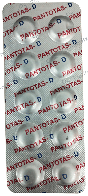 Pantotas D 10mg/40mg Tablet
