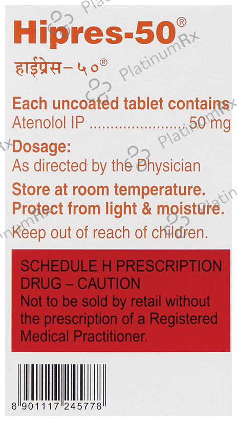 Hipres 50 Tablet