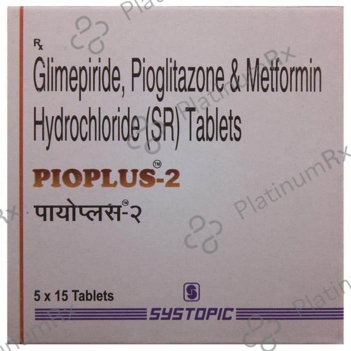 Pioplus 2 2/500/15mg Tablet SR 15s