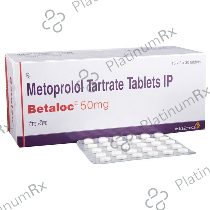 Betaloc 50mg Tablet 30s