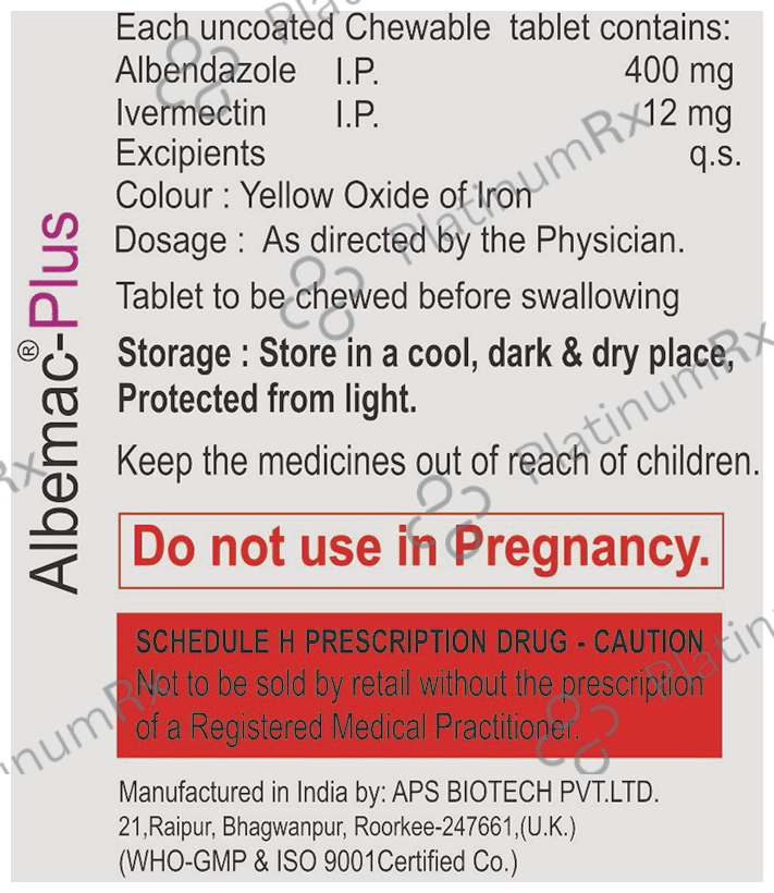 Albemac-Plus Chewable Tablet
