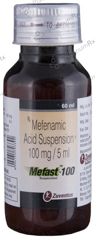Mefast 100mg Suspension 60ml