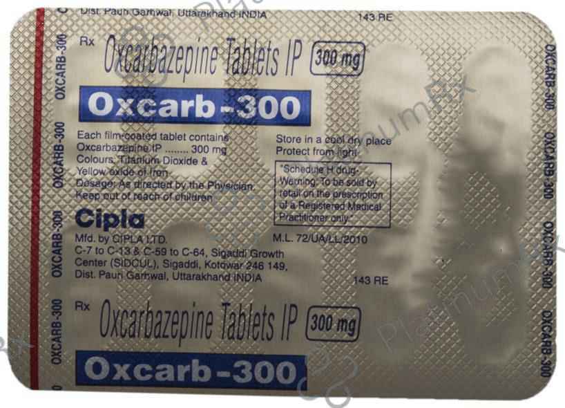 Oxcarb 300mg Tablet 10s