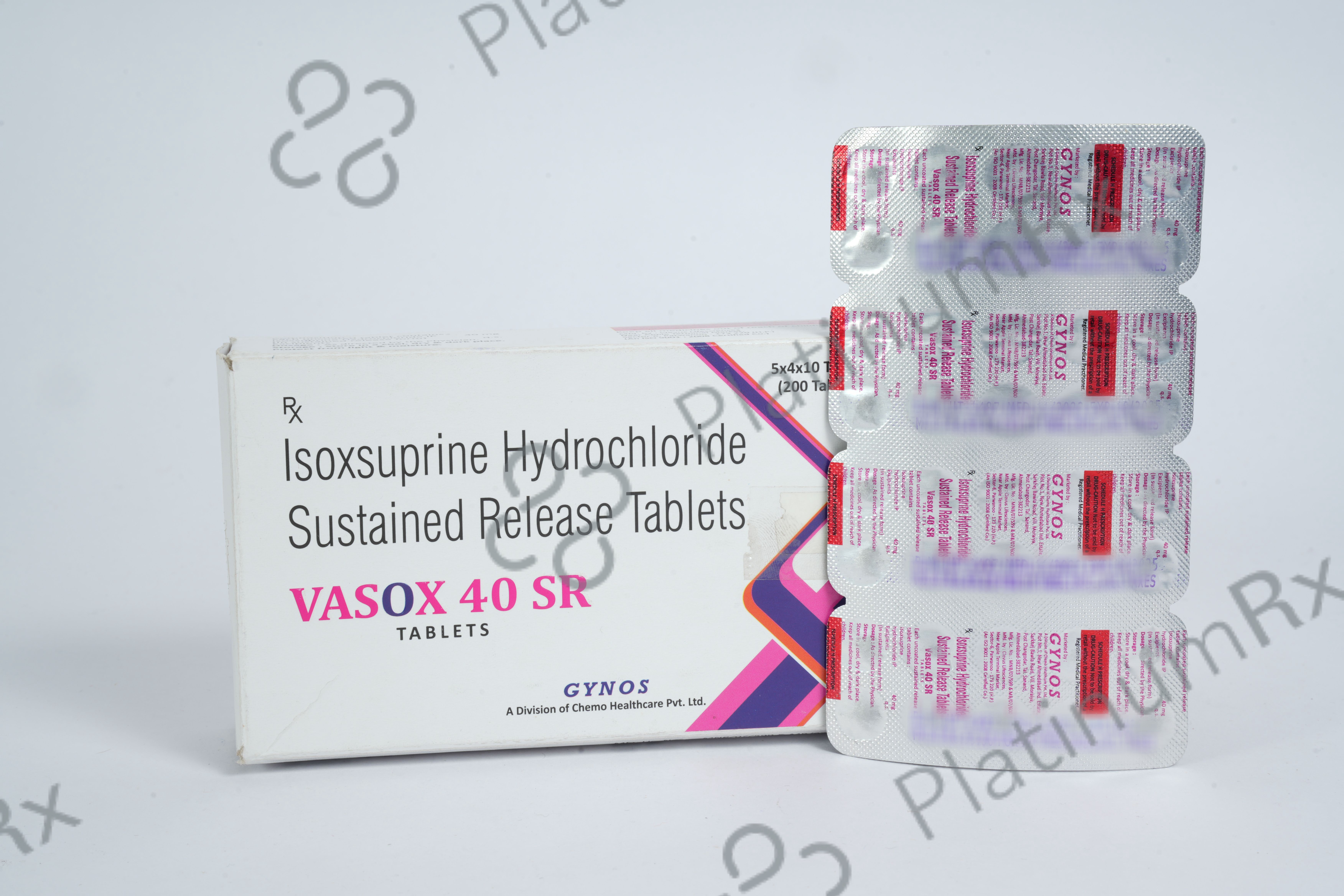 Vasox 40mg Tablet SR 10s