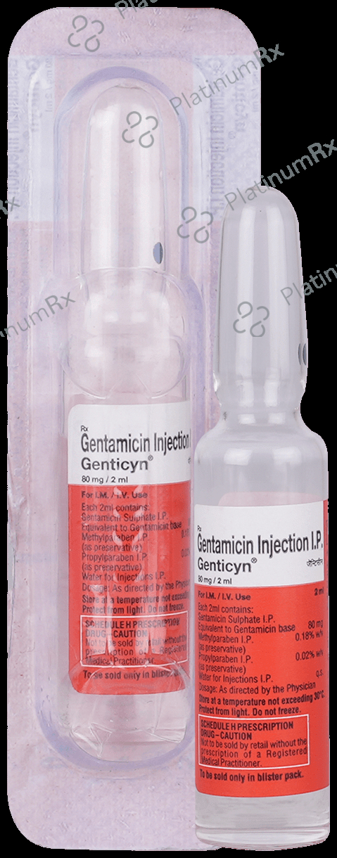 Genticyn 80mg Injection 2ml