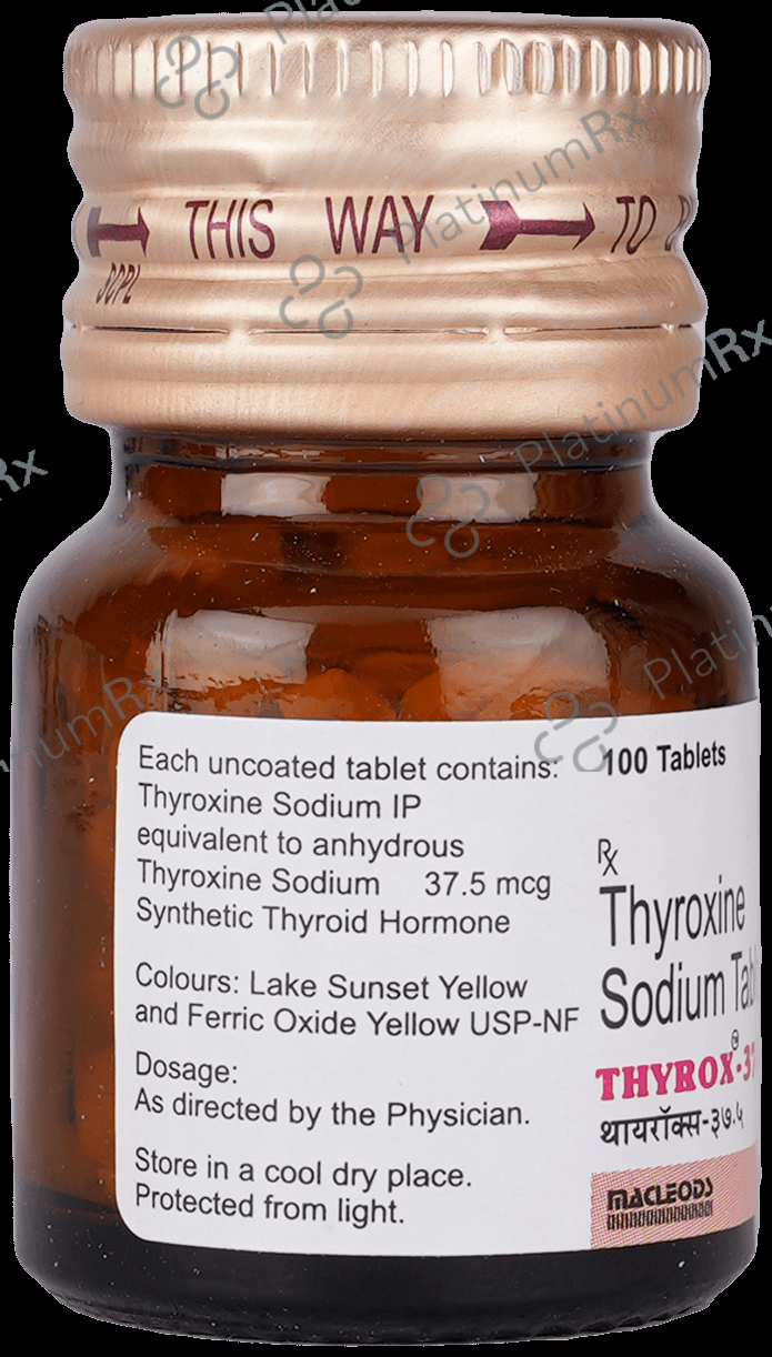 Thyrox 37.5mcg Tablet 100 tablets