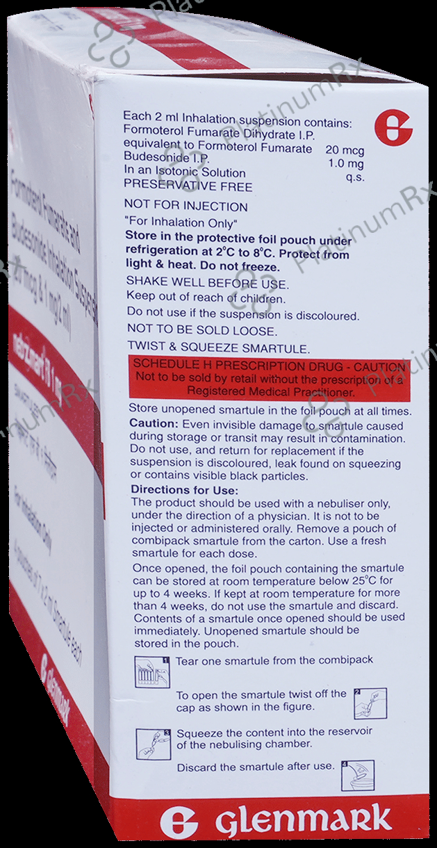 Nebzmart FB 2ml Smartules 1mg/20mcg Respule 7s