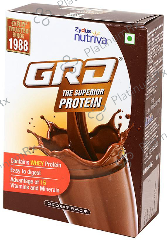 GRD Whey Protein Flavour Chocolate Powder 400gm