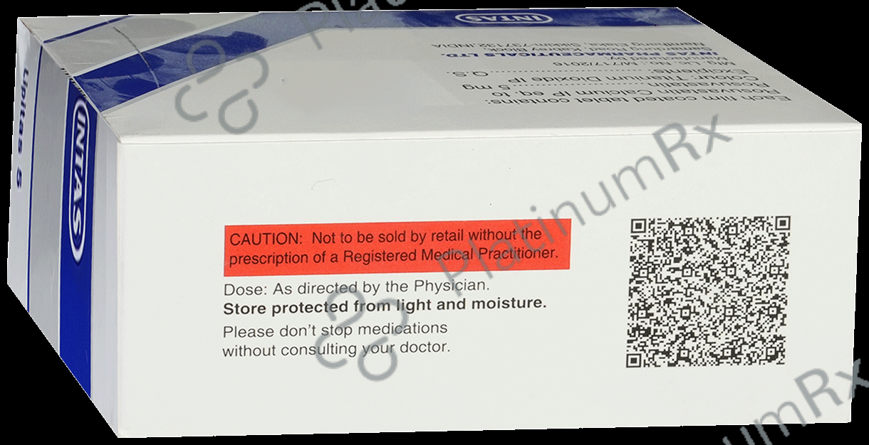 Lipitas 5mg Tablet 15s