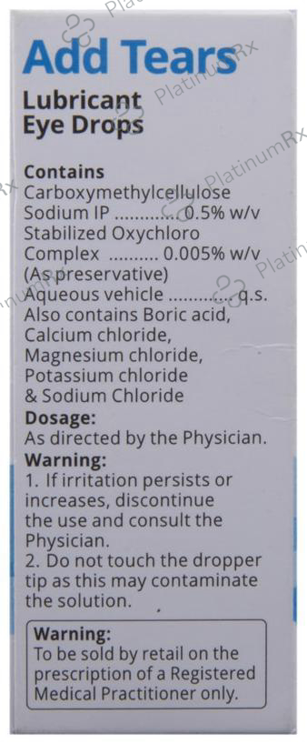 Add Tears Lubricant 0.5% Eye Drop 10ml