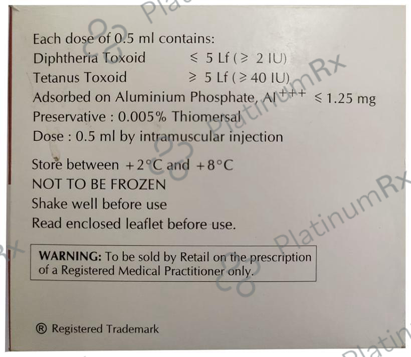 SII Td Vac 10 DS Injection 5ml