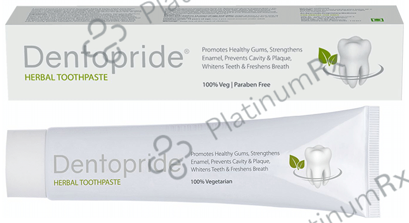 Dentopride Herbal Toothpaste (100gm Each) 1 Tube