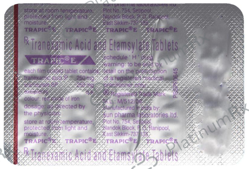 Trapic E 250/250mg Tablet 10s
