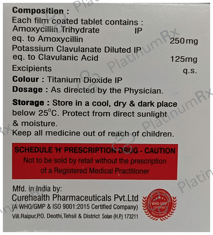 Amoxent 375 Tablet