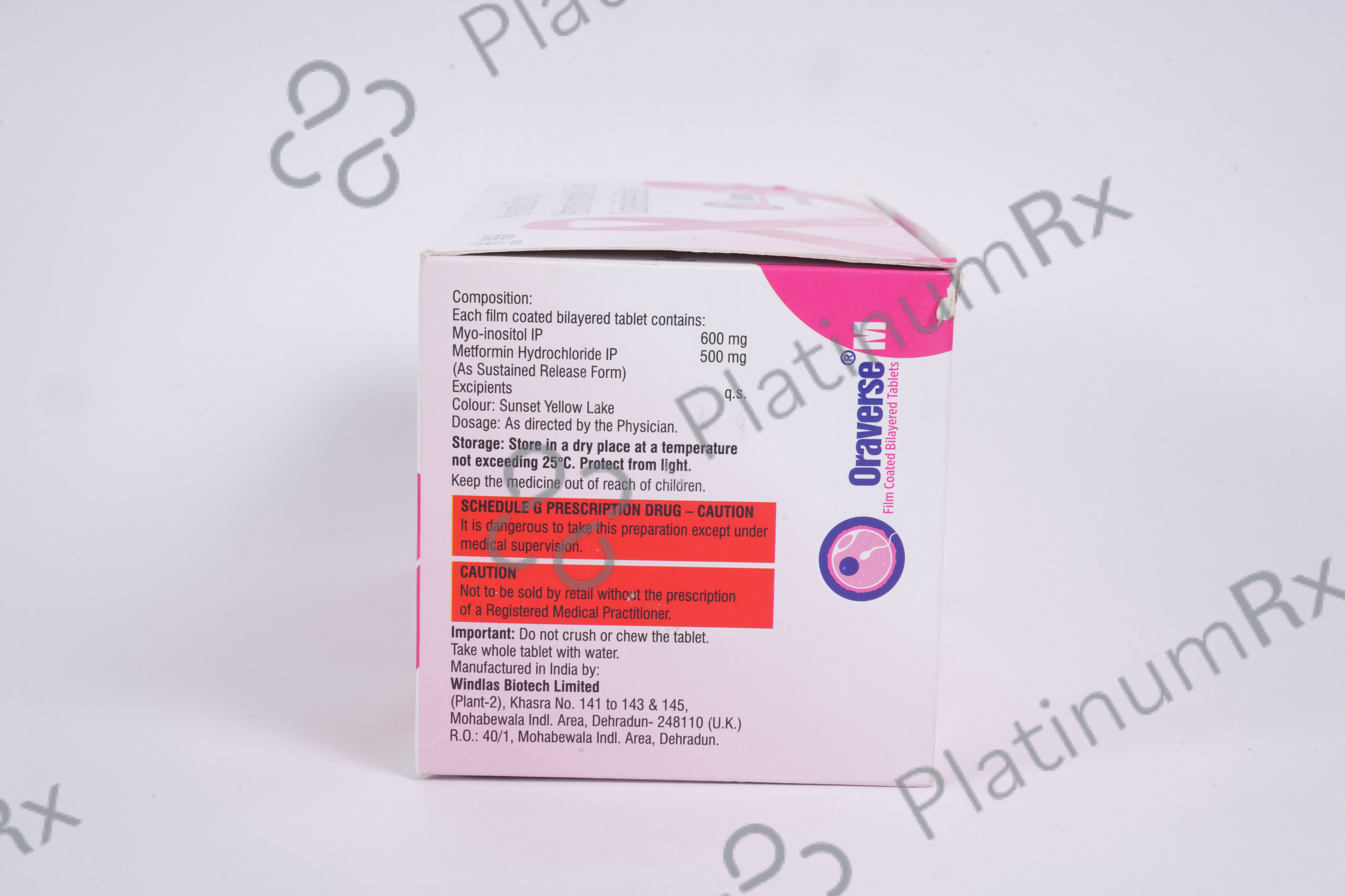 Oraverse M Tablet 15s
