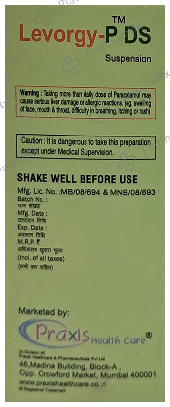 Levorgy-P DS Oral Suspension