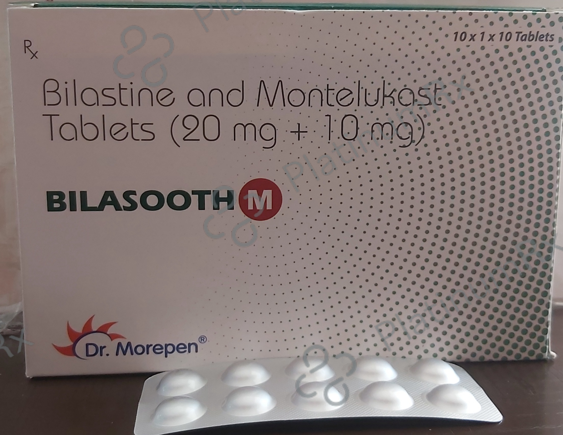Bilasooth M 20/10mg Tablet 10s