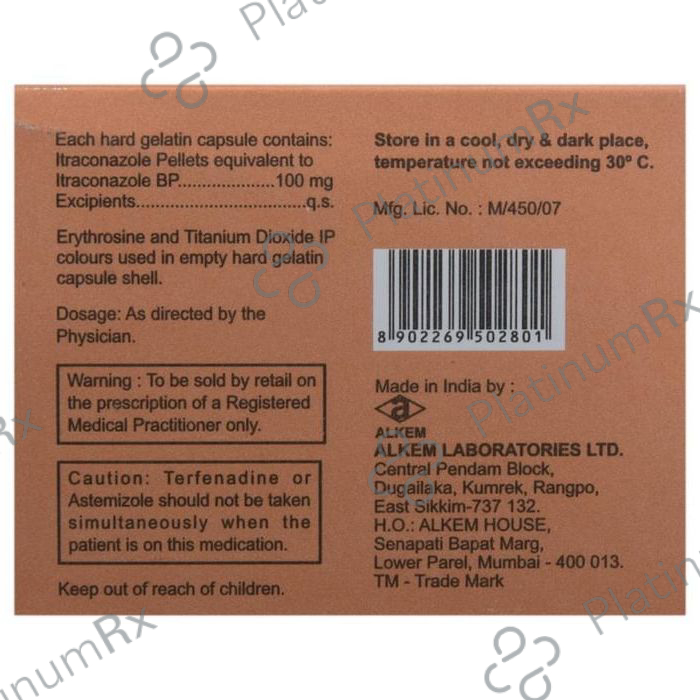 Fungikem 100mg Capsule 10s