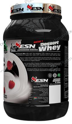 ESN Dessert Whey Protein Powder Lychee Sorbet 2 lb