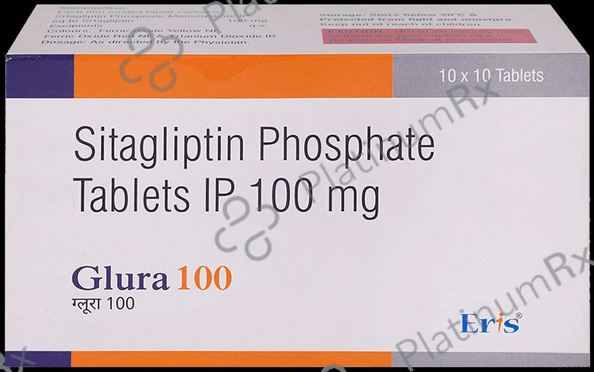 Glura 100mg Tablet 10s
