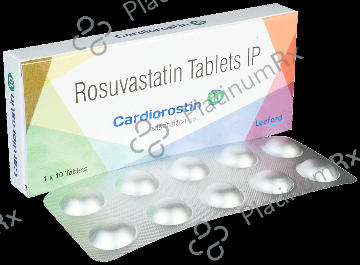Cardiorostin 10mg Tablet 10s
