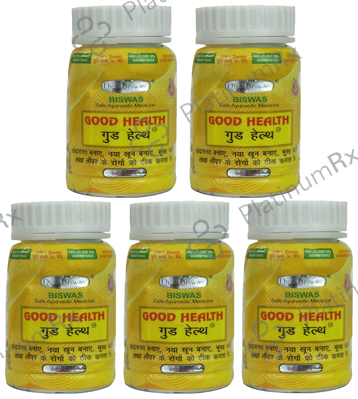 Dr. Biswas Good Health Capsule (50 Each) 5 bottles