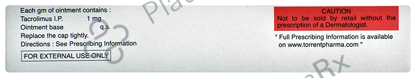 Tacrotor 0.1% Ointment 10gm