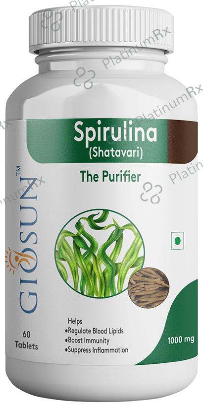 Giosun Spirulina (Shatavari) 1000mg Tablet