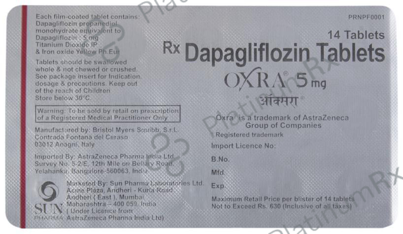 Oxra 5mg Tablet 14s