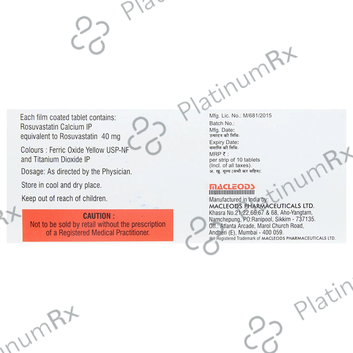 Rozustat 40 Tablet
