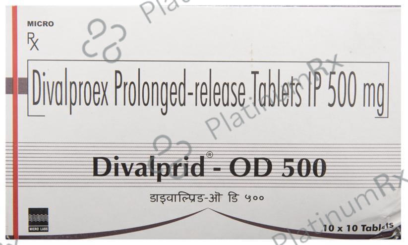 Divalprid OD PR 500mg Tablet 10s