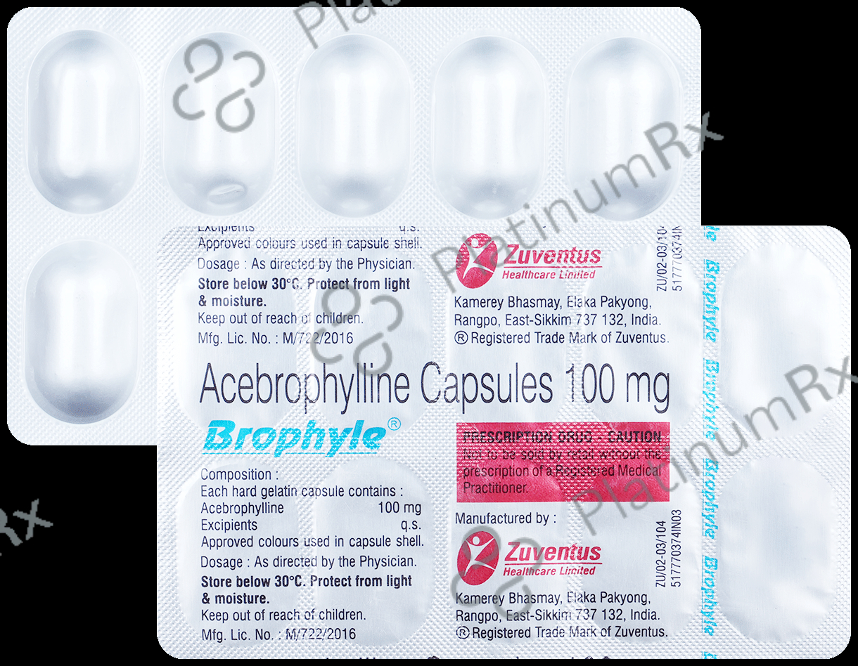 Brophyle 100gm Capsule 10s