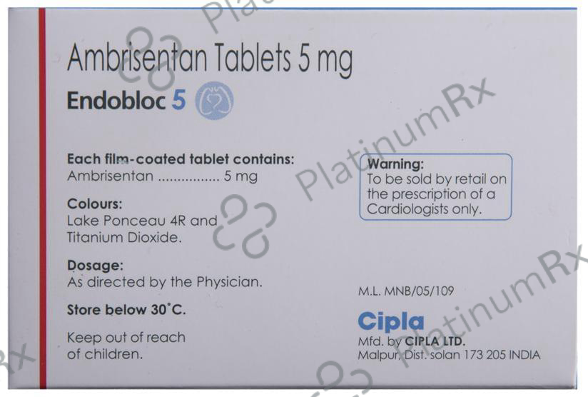 Endobloc 5mg Tablet 10s