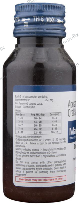 Macfast 250mg Oral Suspension 60ml