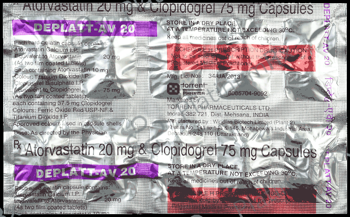 Deplatt AV 20/75mg Capsule 10s
