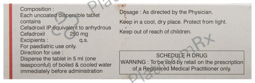 Cefadrox Kid 250mg Tablet 10s