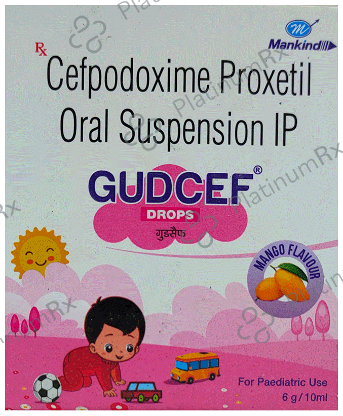 Gudcef Drop 25mg 10ml