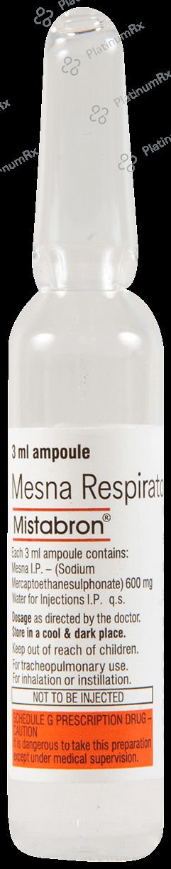 Mistabron 600mg Respirator Solution 3ml