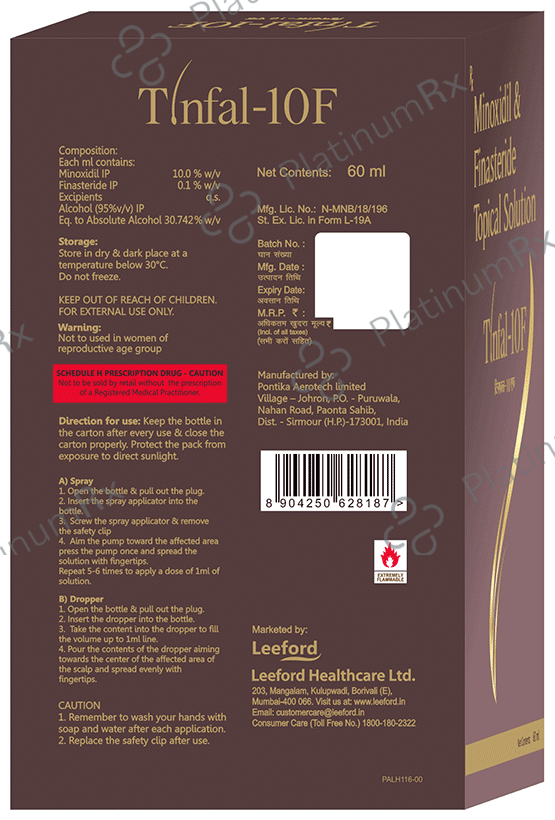 Tinfal 10F Solution 60ml