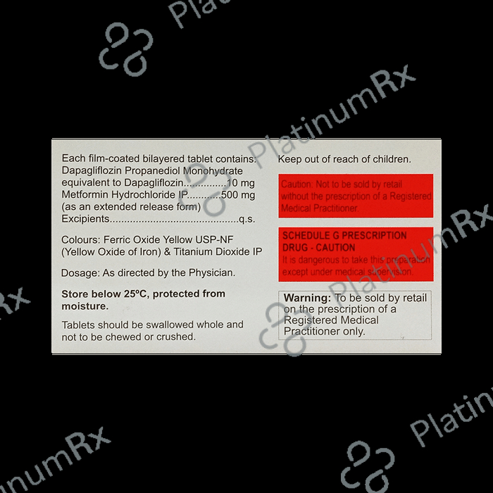 Dapanorm M 10/500mg Tablet ER 10s