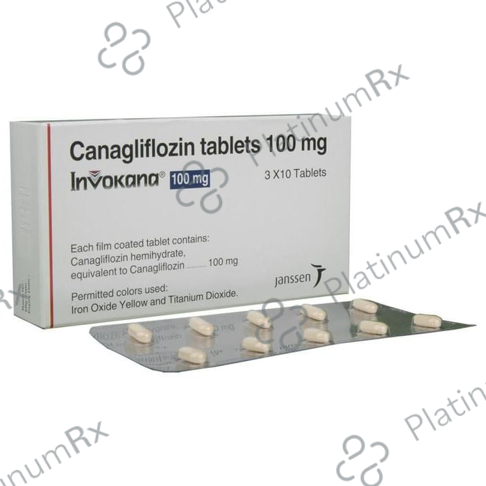 Invokana 100mg Tablet 10s