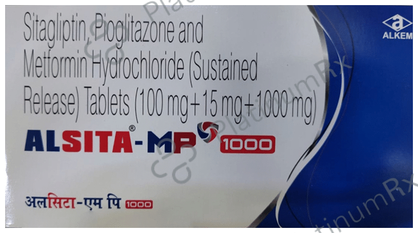 Alsita MP 1000/15/100mg Tablet SR 10s
