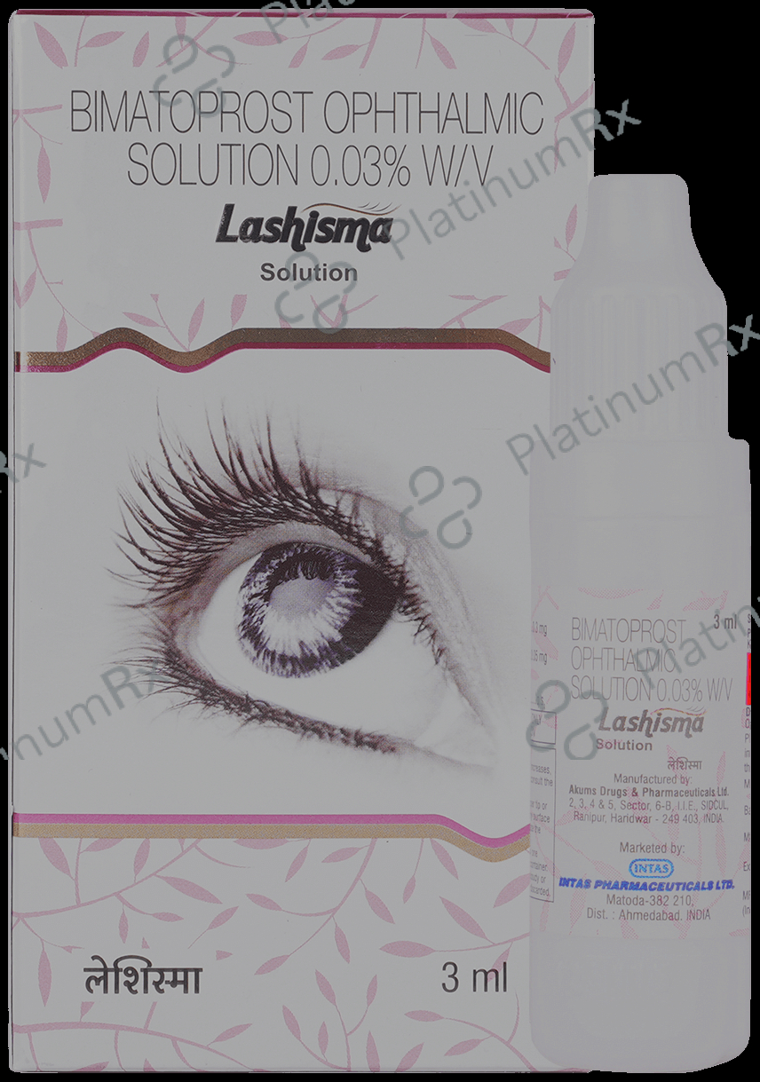 Lashisma 0.03% Ophthalmic Solution 3ml